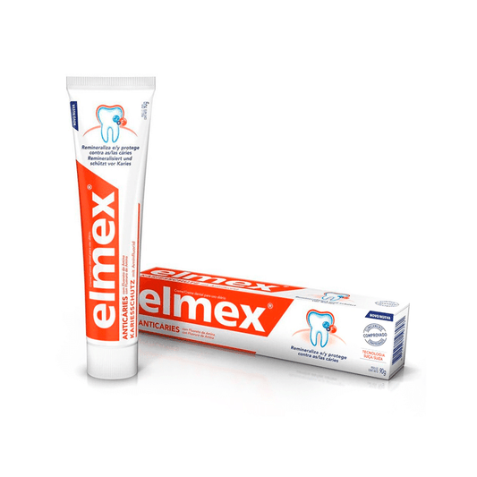 PASTA DENTAL - CREMA DENTAL ELMEX CON FLUOR ANTICARIES 90GR