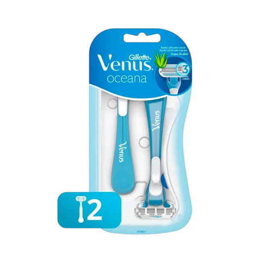 DEPILACION - GILLETTE VENUS OCEANA MAQUINA DE AFEITAR DESECHABLE X2 UNIDADES