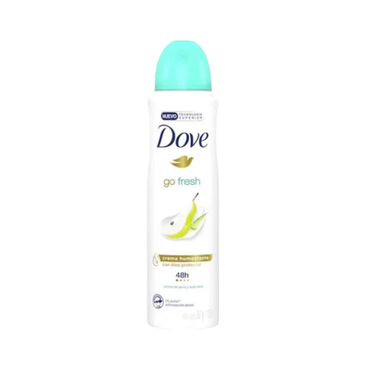 DESODORANTE MUJER DOVE GO FRESH SPRAY ANTITRANSPIRANTE PERA 48H S/A.150ML