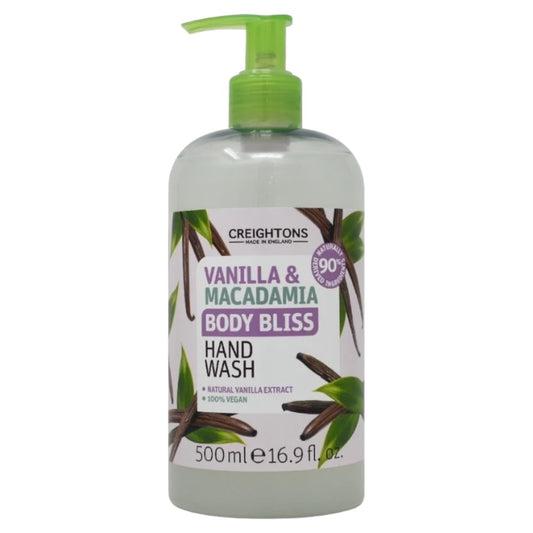 JABON LIQUIDO DE MANO CREIGHTONS BODY BLISS VAINILLA Y MACADAMIA 500ML