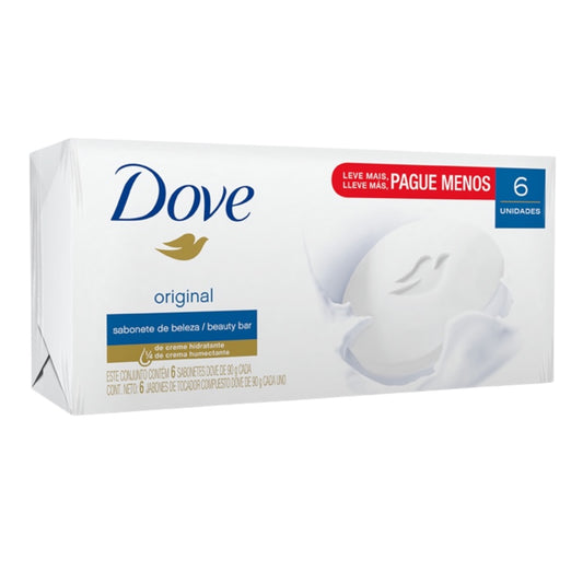 JABON EN BARRA DOVE 90 GRAMOS PACK X 6