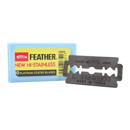 REPUESTOS PLATINUM DOBLE FILO 10 UNIDADES FEATHER