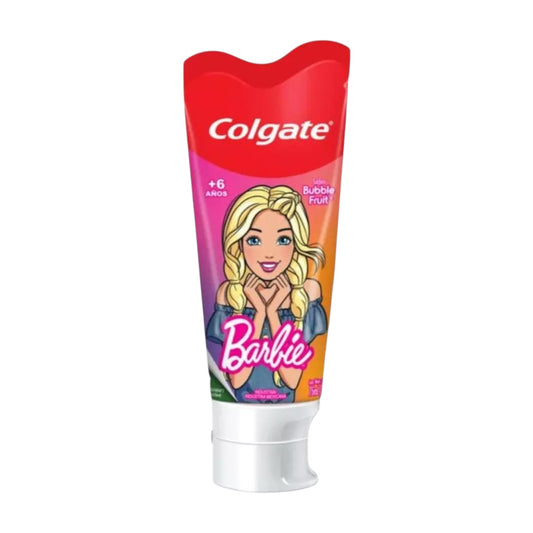 PASTA DENTAL INFANTIL COLGATE BARBIE +6 AÑOS SABOR BUBBLE FRUIT 75ML