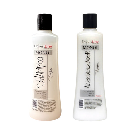 PACK SHAMPOO & ACONDICIONADOR EXPERT LINE MONOI 500 ML EVERGLAM