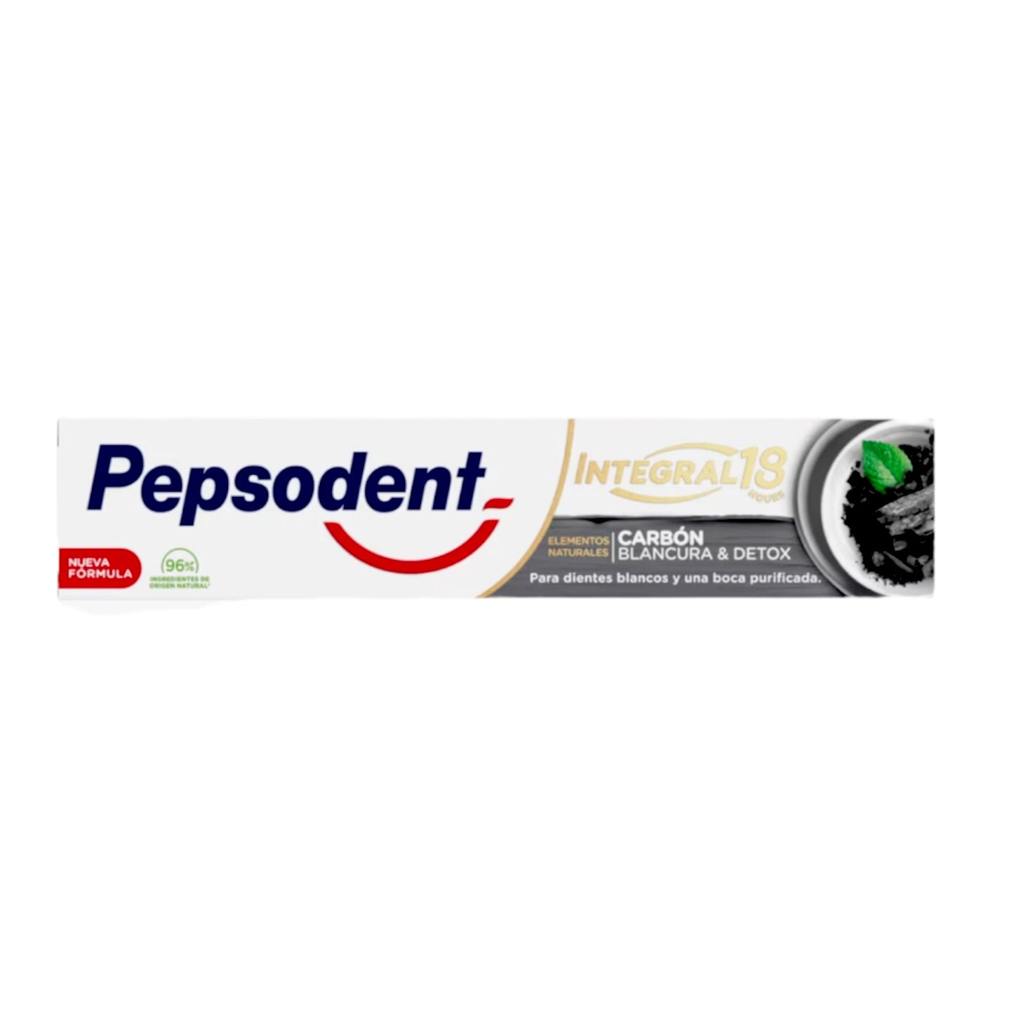 PASTA DENTAL PEPSODENT INTEGRAL 18 CARBÓN BLANCURA & DETOX 75ML