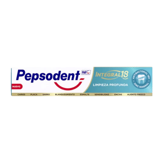 PASTA DENTAL PEPSODENT INTEGRAL 18 LIMPIEZA PROFUNDA 75ML