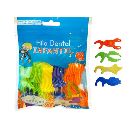 SEDA DENTAL INFANTIL 36 UNIDADES +4 AÑOS
