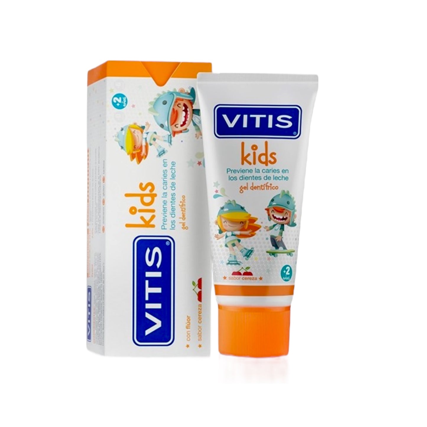 PASTA DENTAL INFANTIL VITIS KIDS +2 AÑOS 50 ML