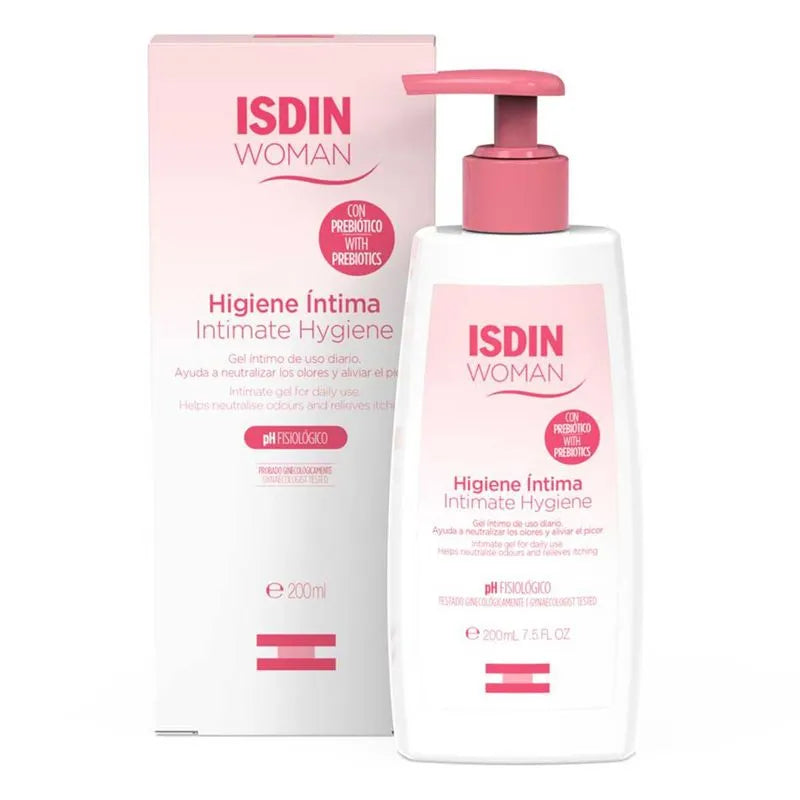 JABON INTIMO ISDIN PH FISIOLOGICO CON PROBIÓTICOS 200ML