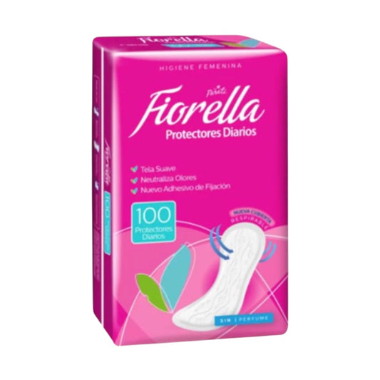 PROTECTORES DIARIOS FIORELLA TELA SUAVE X100 UNIDADES