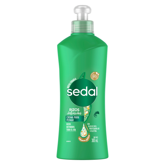 CREMA PARA PEINAR RIZOS DEFINIDOS SEDAL 300 ML