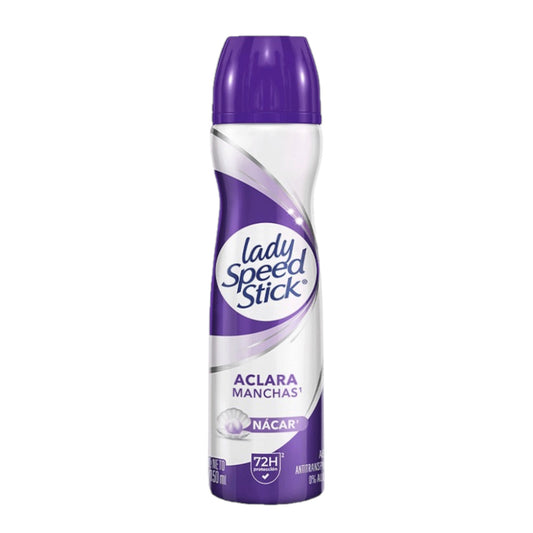 DESODORANTE MUJER LADY SPEED STICK ACLARA MANCHAS 72 HRS NACAR 91G