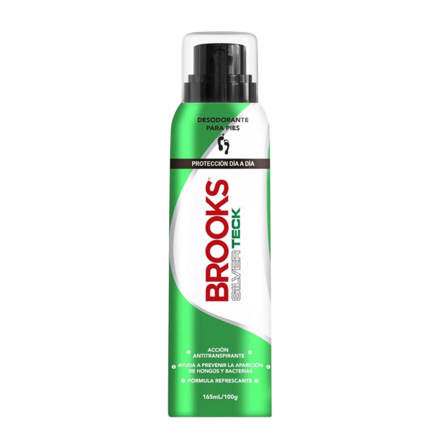 TALCO SPRAY DESODORANTE BROOKS SILVER TECK 100 GRS