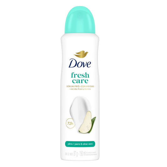 DESODORANTE MUJER DOVE FRESH CARE SPRAY PERA Y ALOE VERA 72H S/ALCOHOL 150ML
