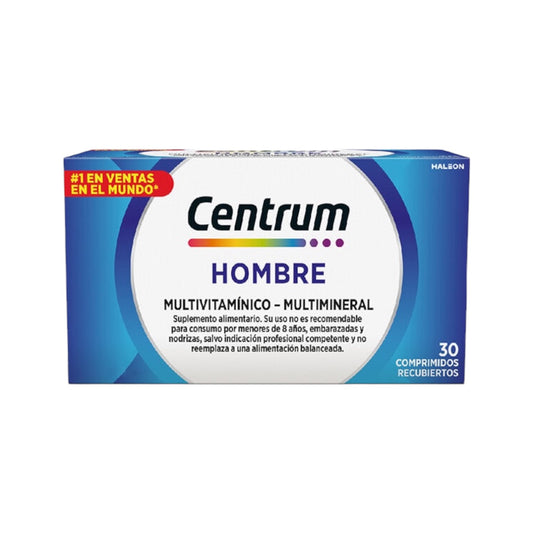 CENTRUM HOMBRE MULTIVITAMINICO - MULTIMINERAL 30 COMP RECUBIERTOS