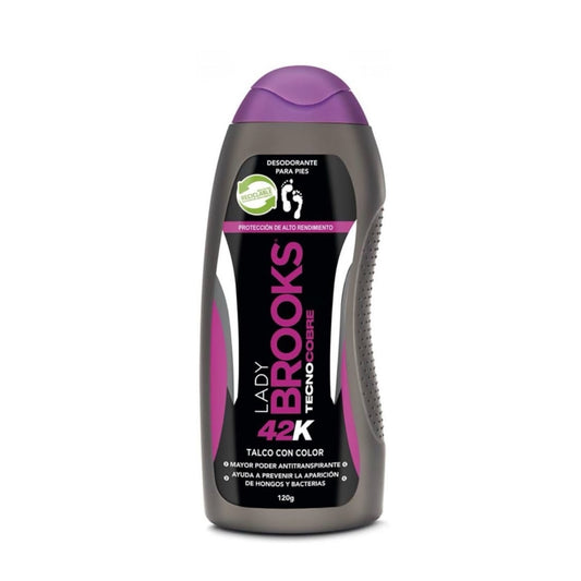 TALCO BROOKS CON COLOR LADY TECNO COBRE 120 GRAMOS