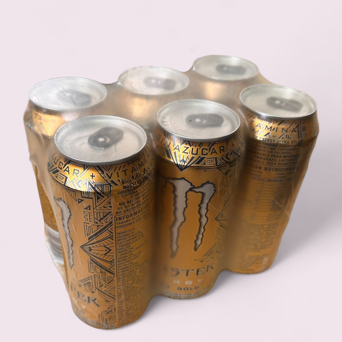 BIENESTAR - PACK MONSTER ENERGY ULTRA GOLD SIN AZUCAR X6 UNIDADES 473ML