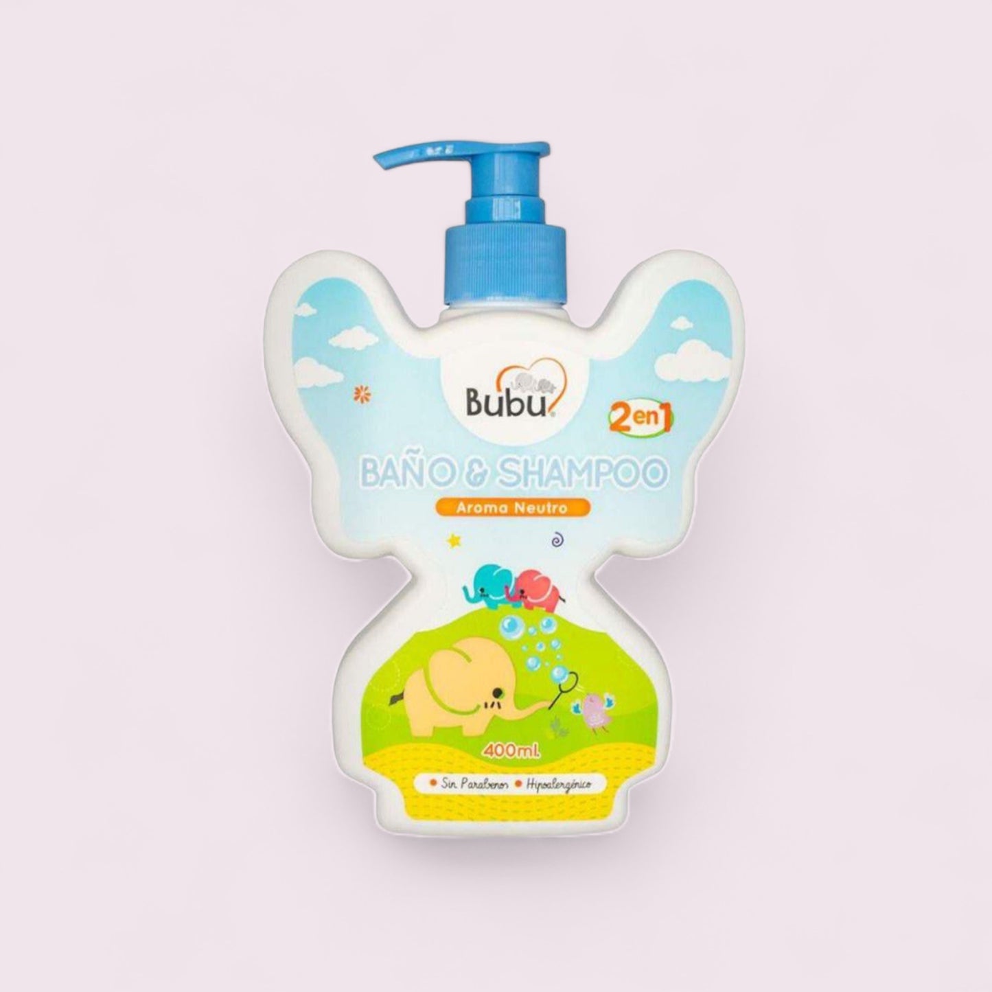 BUBU JABON-SHAMPOO 2 EN 1 400ML