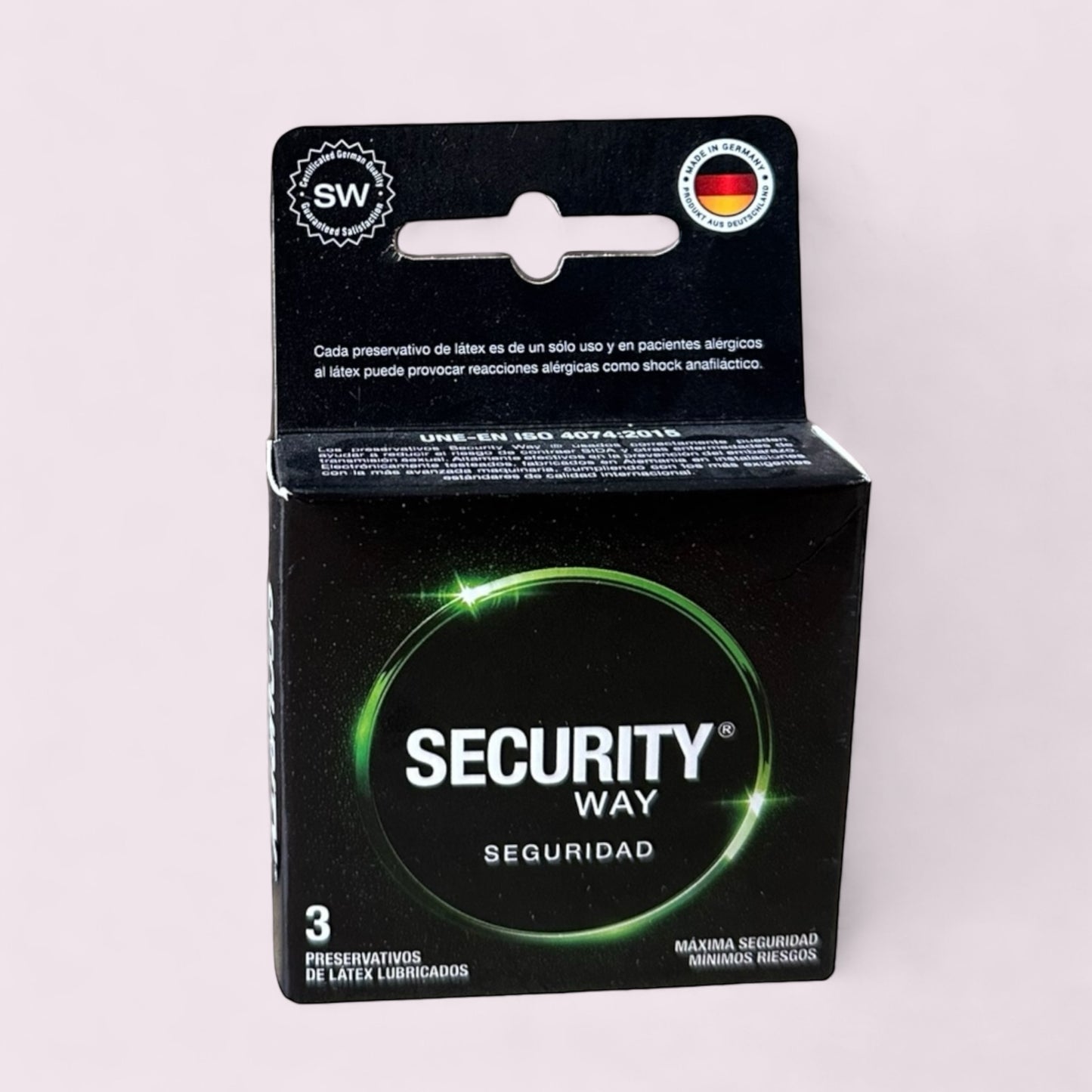 PRESERVATIVOS SECURITY WAY SEGURIDAD x3