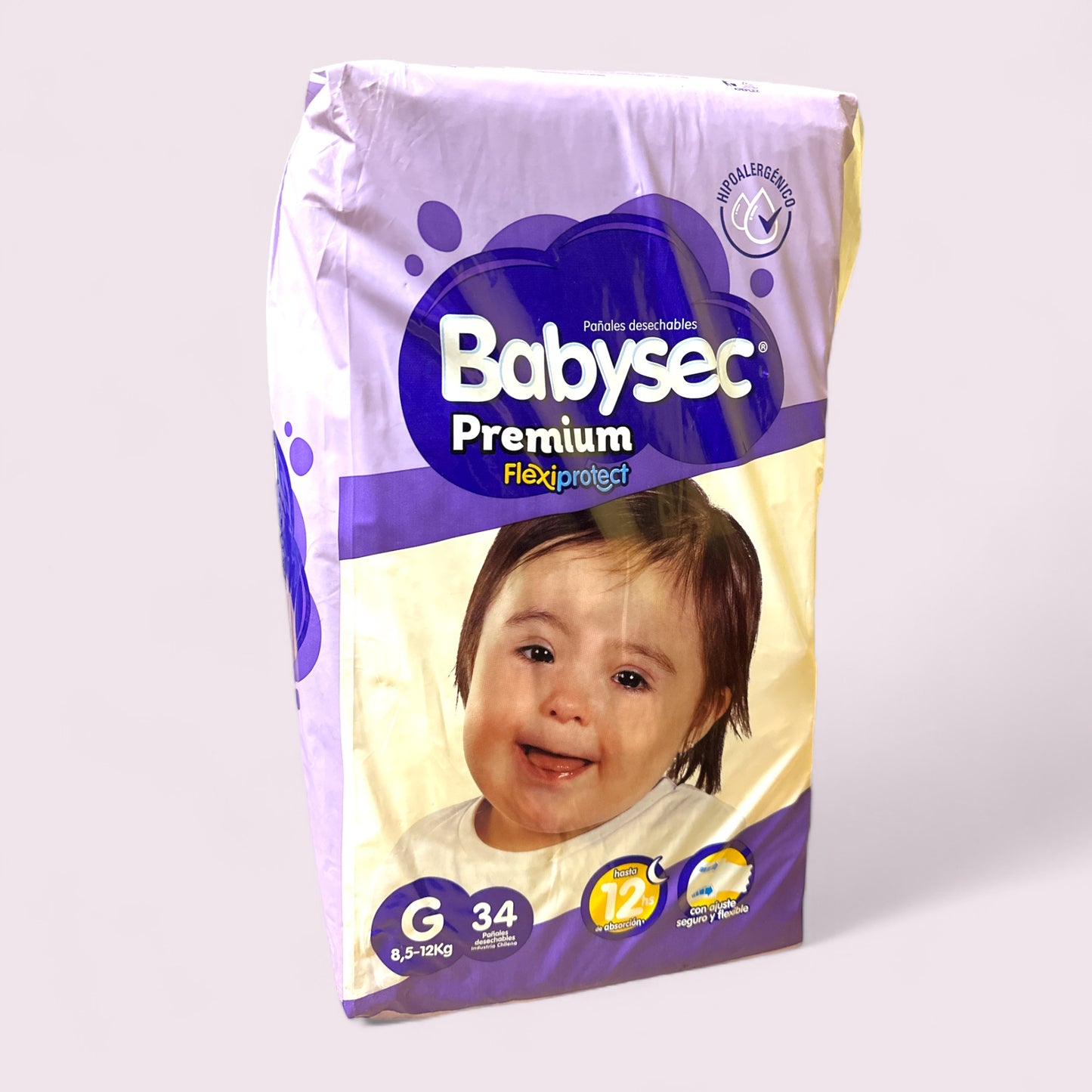 PAÑALES BABYSEC PREMIUM FLEXIPROTECT PANAL TALLA G (34 UNIDADES)