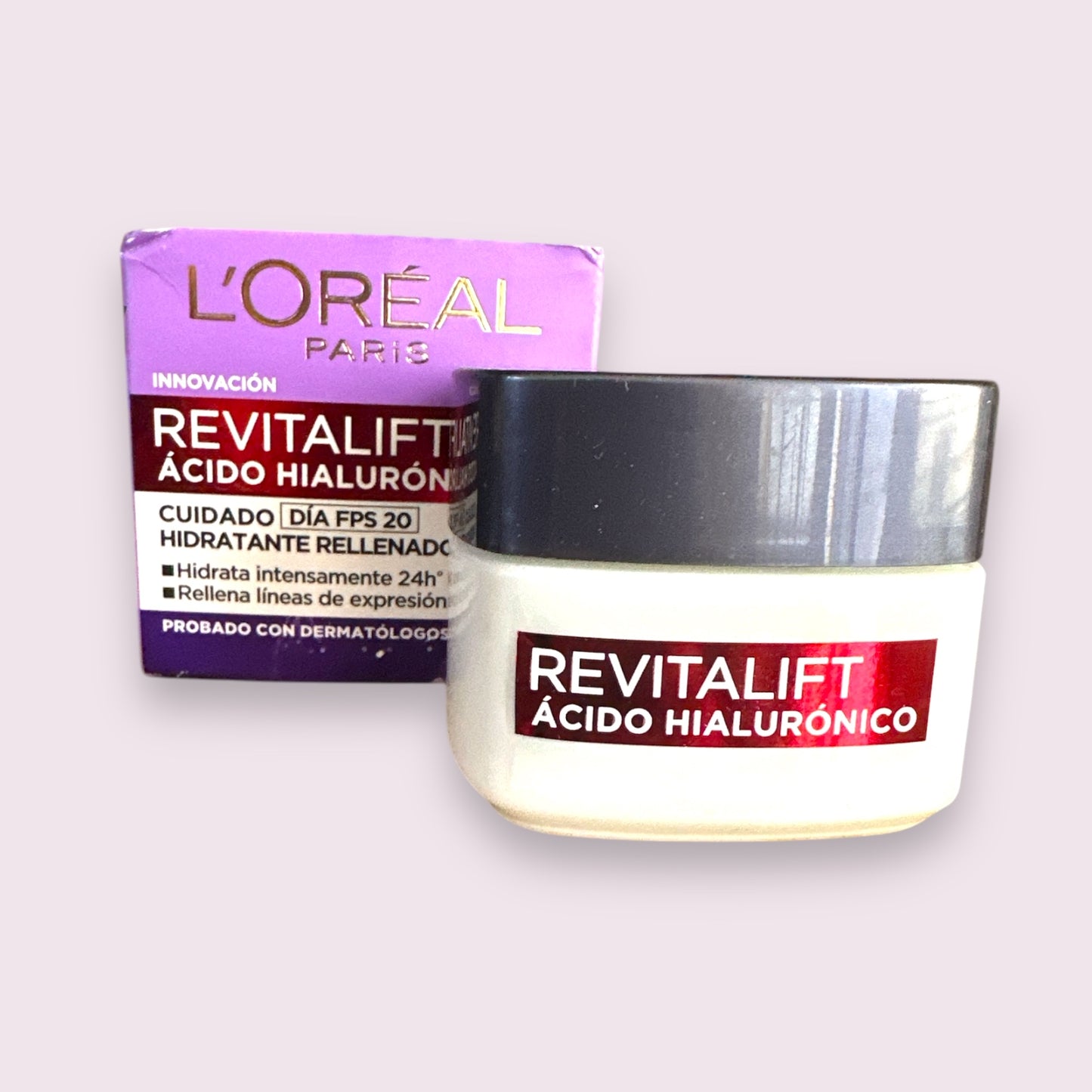 CREMA FACIAL DE DIA ANTI-ARRUGAS LOREAL REVITALIFT ACIDO HIALURONICO 50 ML