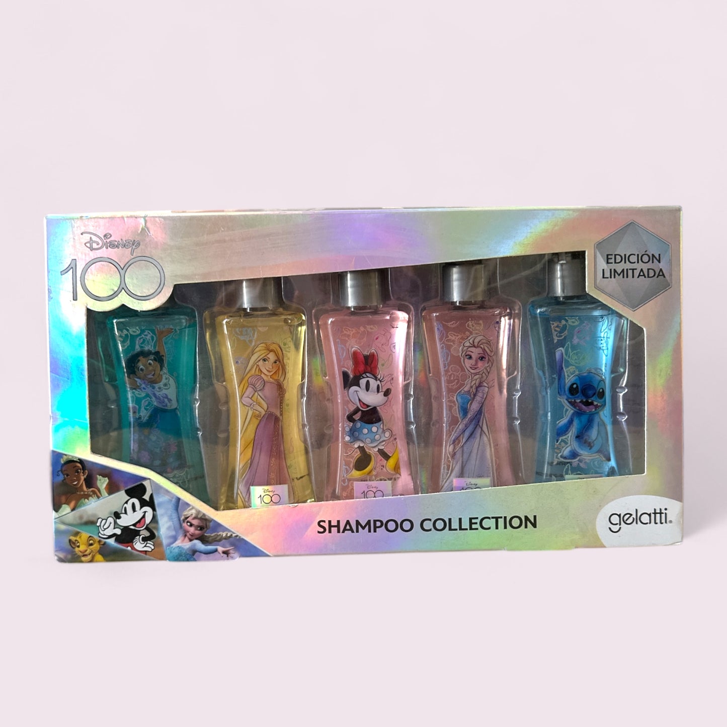 GELATTI SET SHAMPOO DISNEY COLLECTION 5 UNIDADES NIÑA