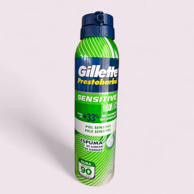 AFEITADO - GILLETTE ESPUMA DE AFEITAR SENSITIVE 150GR.  PIEL SENSIBLE