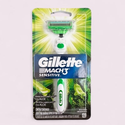 AFEITADO - GILLETTE MACH3 SENSITIVE 1 UNIDAD MAQUINA AFEITAR RECARGABLE