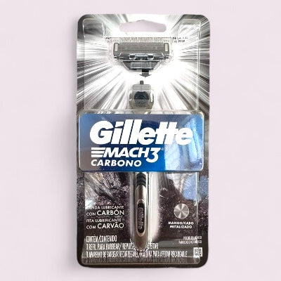 AFEITADO - GILLETTE MACH3 CARBONO 1 UNIDAD MAQUINA AFEITAR RECARGABLE