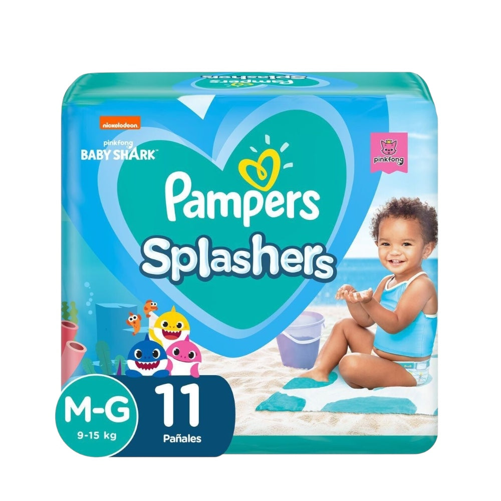 PAÑALES PAMPERS SPLASHERS TALLA M-G