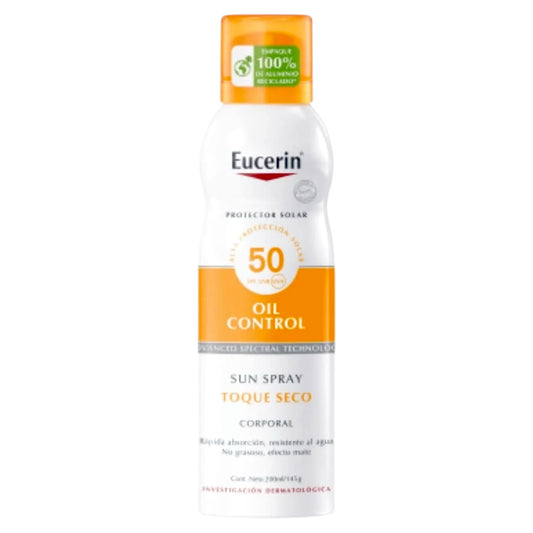 EUCERIN PROTECTOR SOLAR SPRAY OIL CONTROL TOQUE SECO 200ML