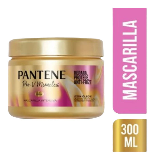 PANTENE MASCARILLA CAPILAR MIRACLES ANTIFRIZZ 300 ML