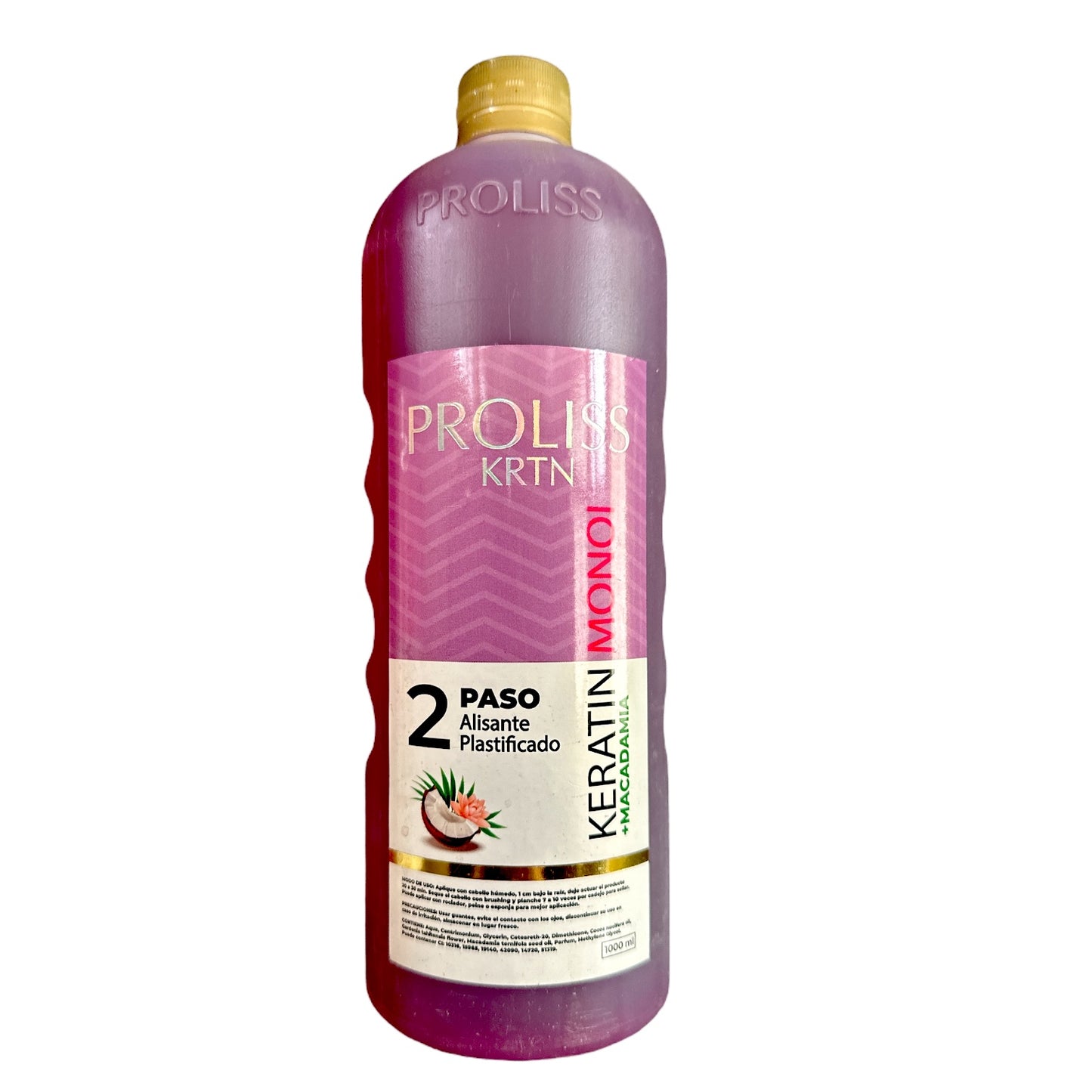 PROLISS KERATINA LIQUIDO ALISADO PERMANENTE MONOI 1 LITRO