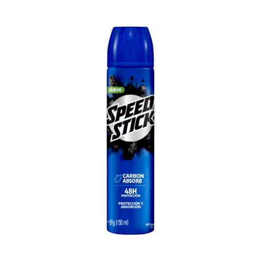DESODORANTE HOMBRE - SPEED STICK CARBON ABSORB SPRAY ANTITRANSPIRANTE 48H