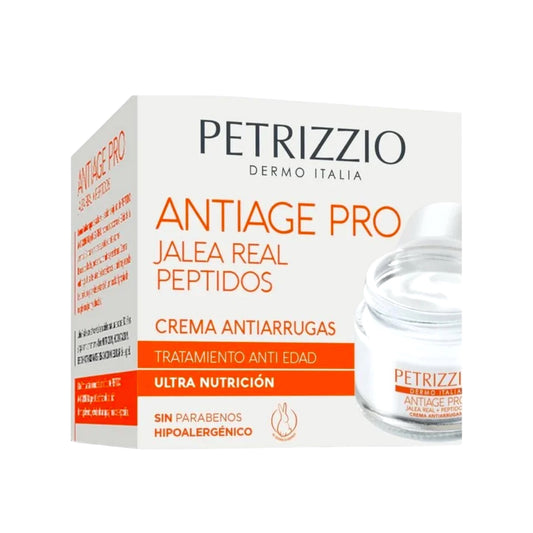 SKIN CARE - PETRIZZIO CREMA FACIAL ANTIAGE PRO JALEA REAL + PEPTIDOS 50 ML