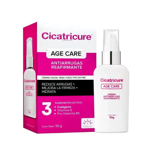 SKIN CARE - CICATRICURE CREMA FACIAL AGE CARE ANTIARRUGAS REAFIRMANTE 50GR