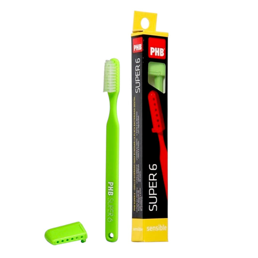 CEPILLO DENTAL PHB ADULTO  SUPER 6  SENSIBLE (VERDE)