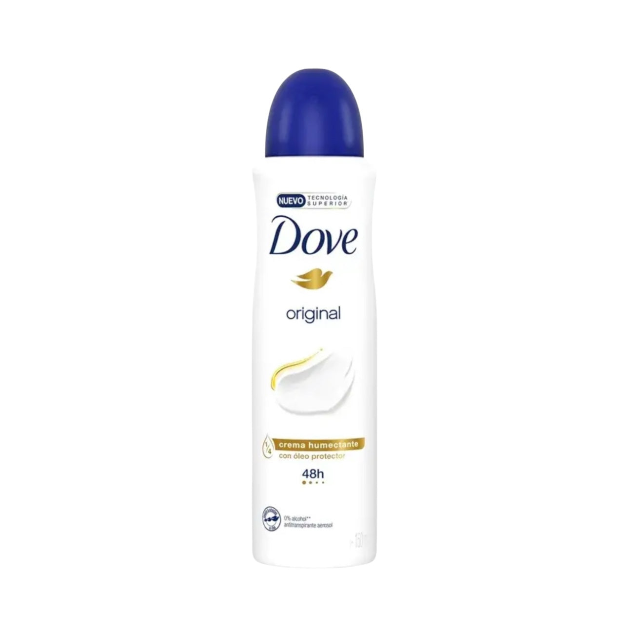 DESODORANTE UNISEX DOVE ORIGINAL SPRAY ANTITRANSPIRANTE 48H SIN ALCOHOL 150ML