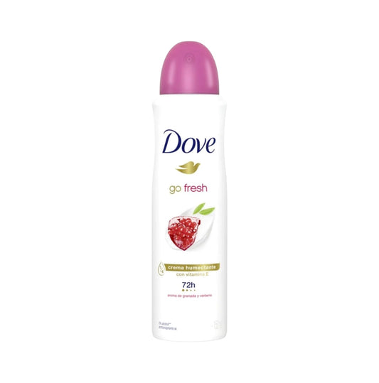 DESODORANTE MUJER DOVE GO FRESH SPRAY ANTITRANSPIRANTE 72H GRANADA Y VERBENA 150ML
