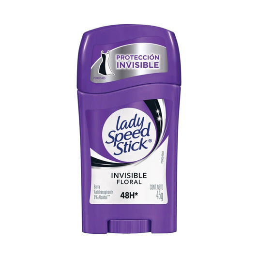 DESODORANTE MUJER LADY SPEED STICK BARRA PROTECCION INVISIBLE FLORAL 48H