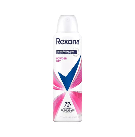 DESODORANTE MUJER REXONA POWDER DRY ANTITRANSPIRANTE SPRAY 72 HRS