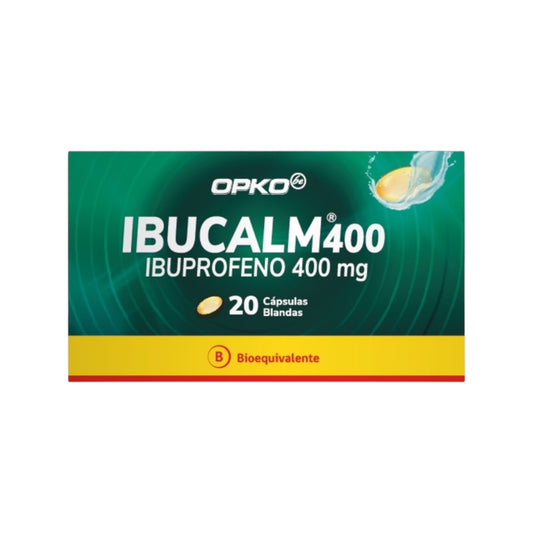 IBUCALM IBUPROFENO 20 CAPSULAS BLANDAS 400MG