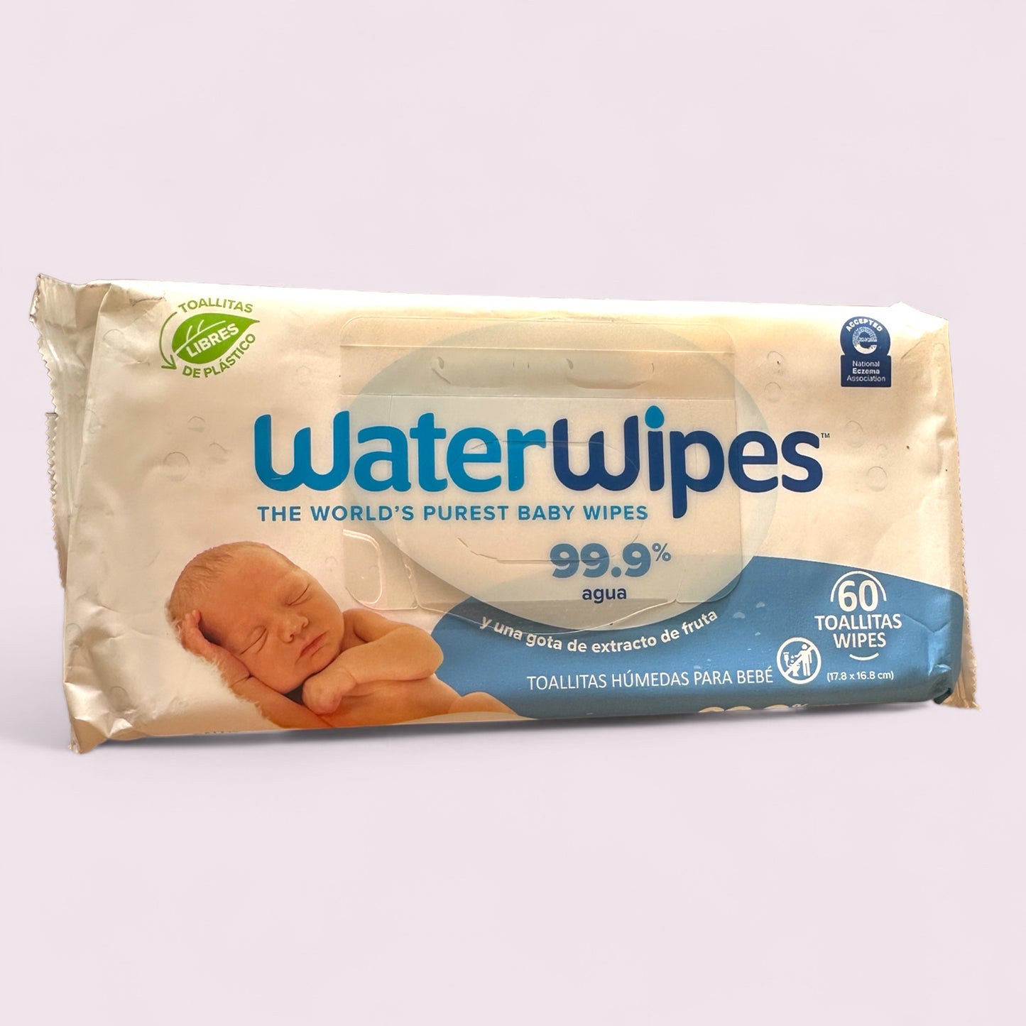 TOALLITAS HUMEDAS WATER WIPES PARA BEBE X60 UNIDADES