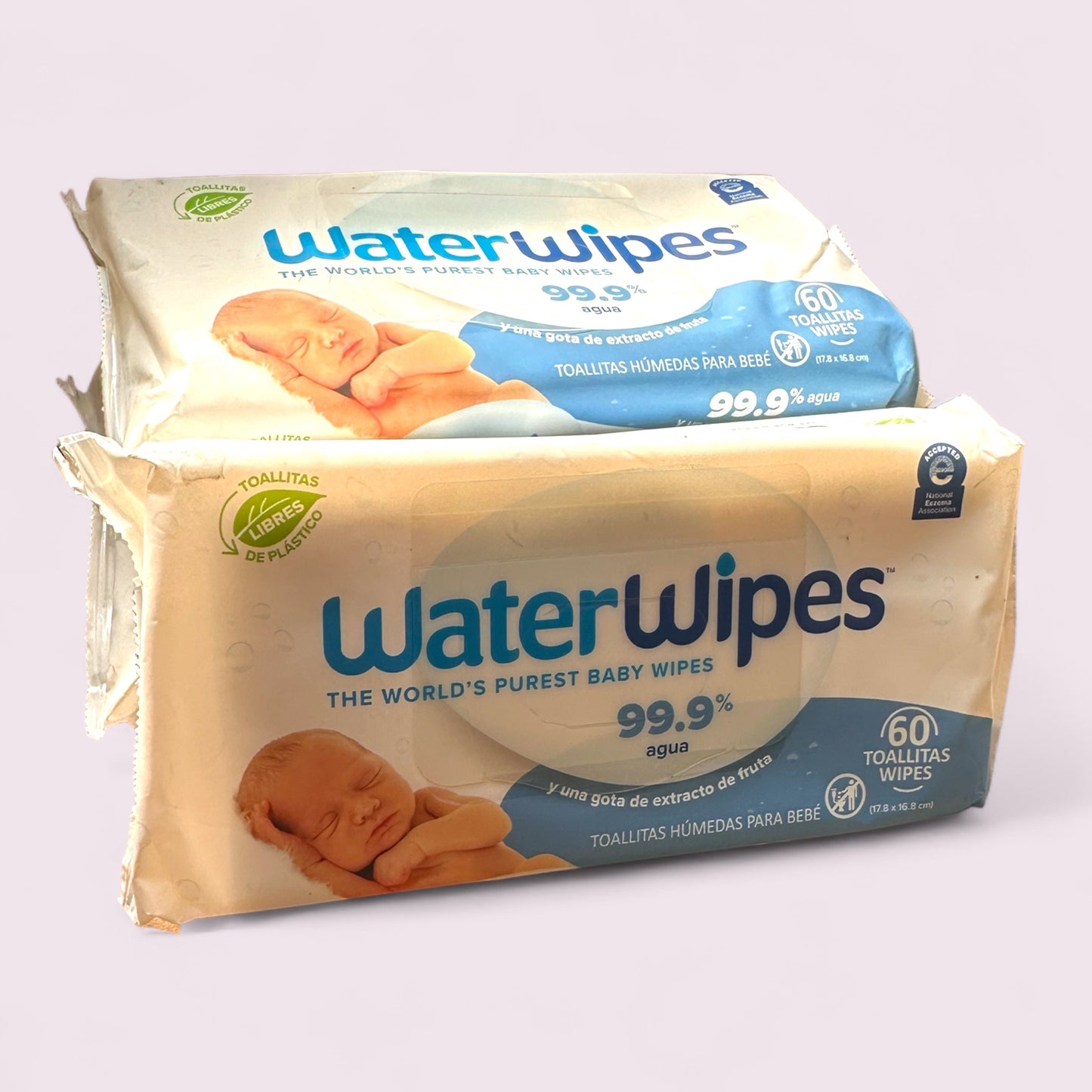 TOALLITAS HUMEDAS PACK WATER WIPES PARA BEBE X180 UNIDADES